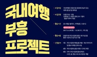 문체부-한국문화관광연구원, ‘2017 관광두레 청년 서포터즈 3기’ 모집