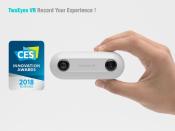 투아이즈테크, 3D 360도 VR 카메라 ‘투아이즈 브이알’ CES 2018 혁신상 수상