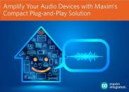 맥심, 초소형의 비용 효율적인 디지털 클래스 D 스피커 앰프 출시