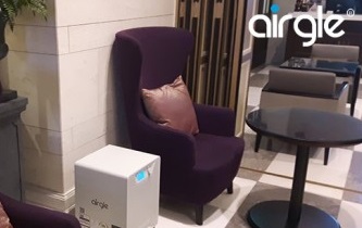 에어글코리아, 롯데월드 롯데시네마 샤롯데 VIP 라운지 공기청정기 설치