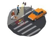 아보네, 스마트폰 보행사고 예방하는 그림자 조명 신제품 출시