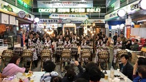 문산자유시장 난타동아리, ‘DMZ야시장’서 축하 공연 펼쳐