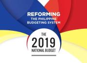 최종 승인 앞 둔 2019년 필리핀 정부 예산(안) 내용과 특징