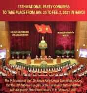 베트남, 1월 25일 13차 전당대회 개최