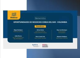 KOTRA 보고타 무역관, 한-콜롬비아 교역 증진을 위한 웨비나 개최