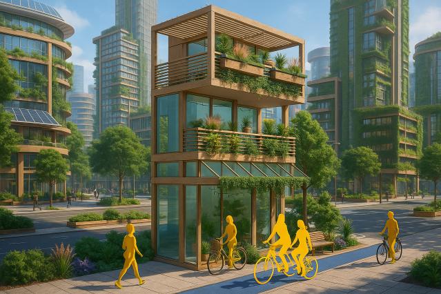 더 넓은 도로로 자전거 친화적 미래 도시를 구현한 콘셉트, SketchUp 디자인 스프린트 챌린지에서 우승