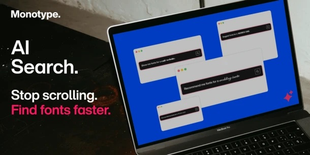 모노타입, 자연어 기반 폰트 검색 기능 ‘AI 서치’ 출시