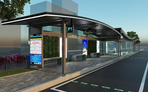 미래형 중앙버스정류소 '스마트 쉘터'의 디자인