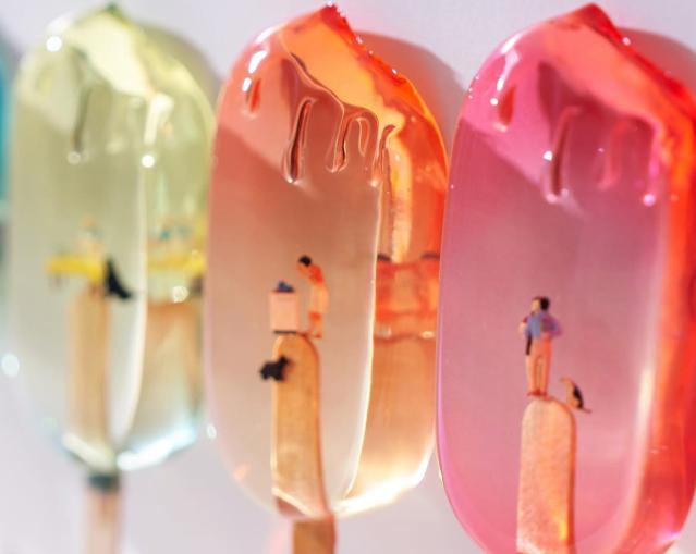 레진(Resin)으로 만든 디저트