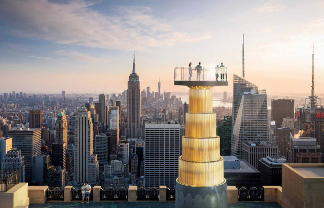 뉴욕의 야경 맛집, 새로 생긴 건축물에 뉴요커들도 '북적북적'