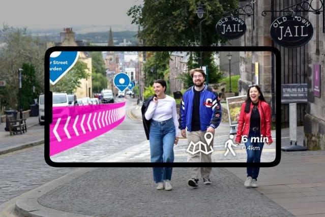 스코틀랜드 스털링시, 세계 최초의 AR 도시 만들기 위한 관광 앱 개발