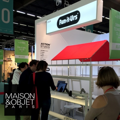 펀잇쳐스, 2017 메종오브제 전시 참가