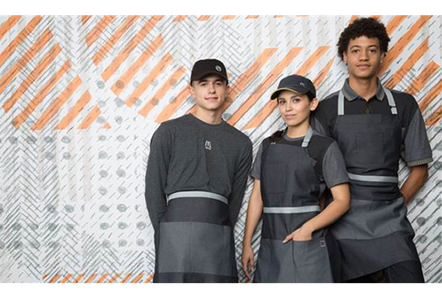 가게를 대표하는 얼굴, 맥도날드의 새로운 유니폼 디자인
