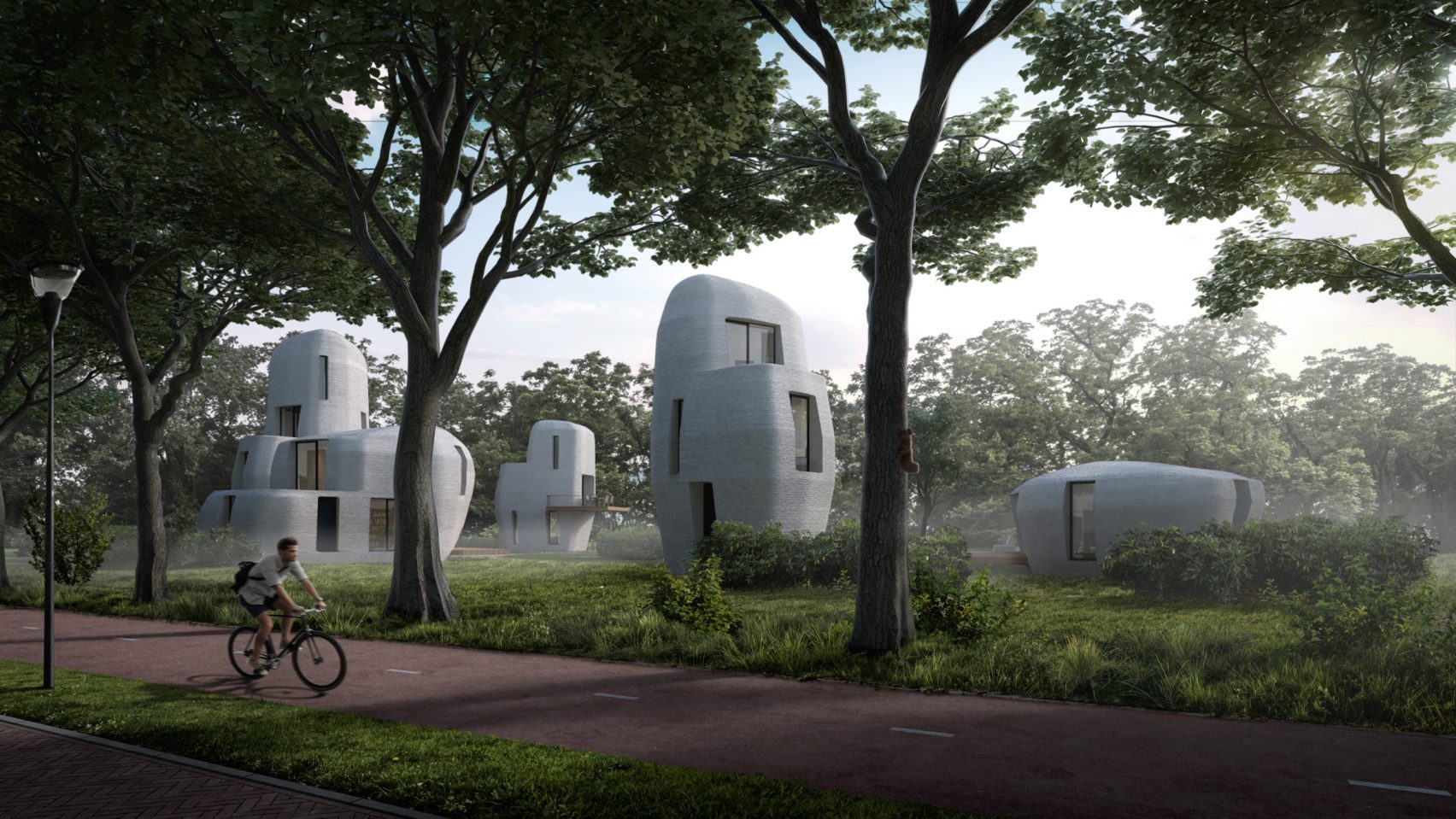 에인트호벤에 사람이 거주할 3D 프린팅 집 짓는다